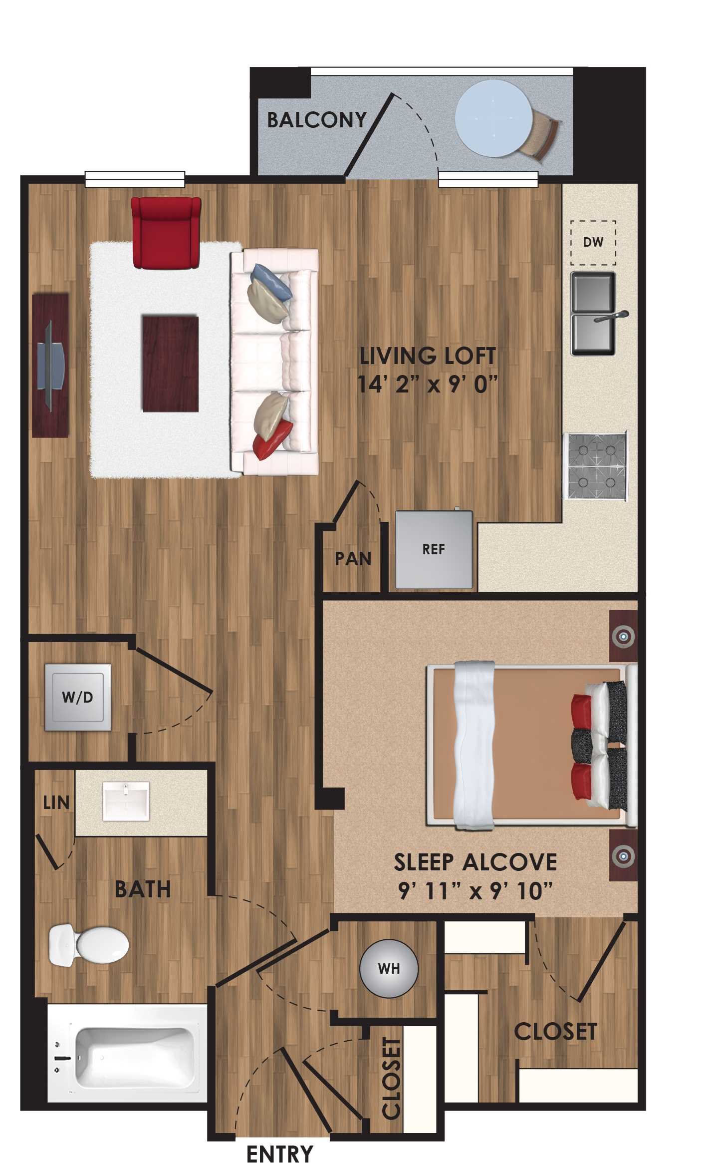 E1 District Floor Plan 3